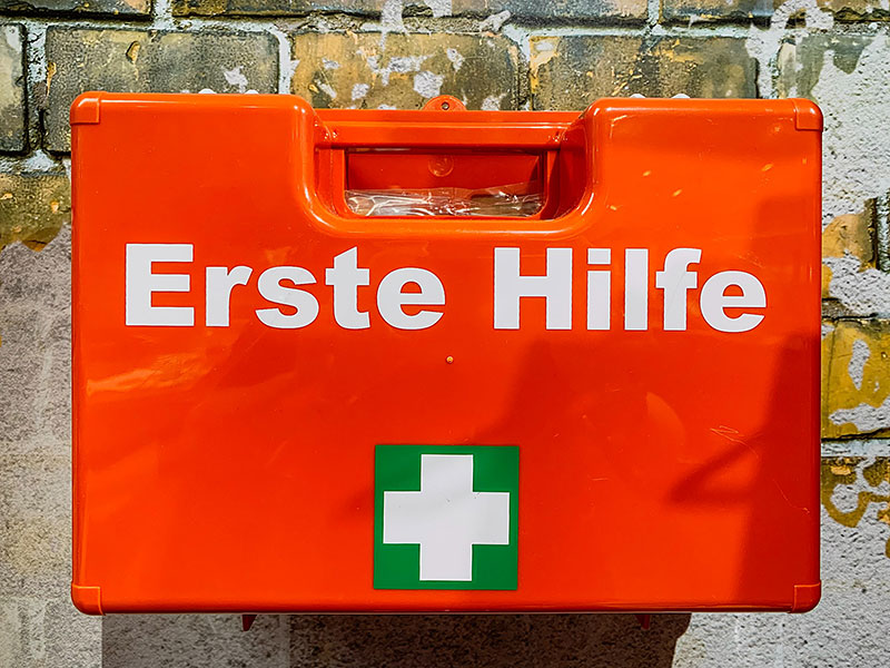 Erste Hilfe Notfallkoffer
